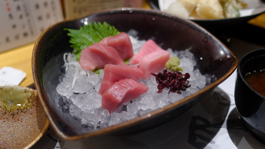 Et sashimis bien frais