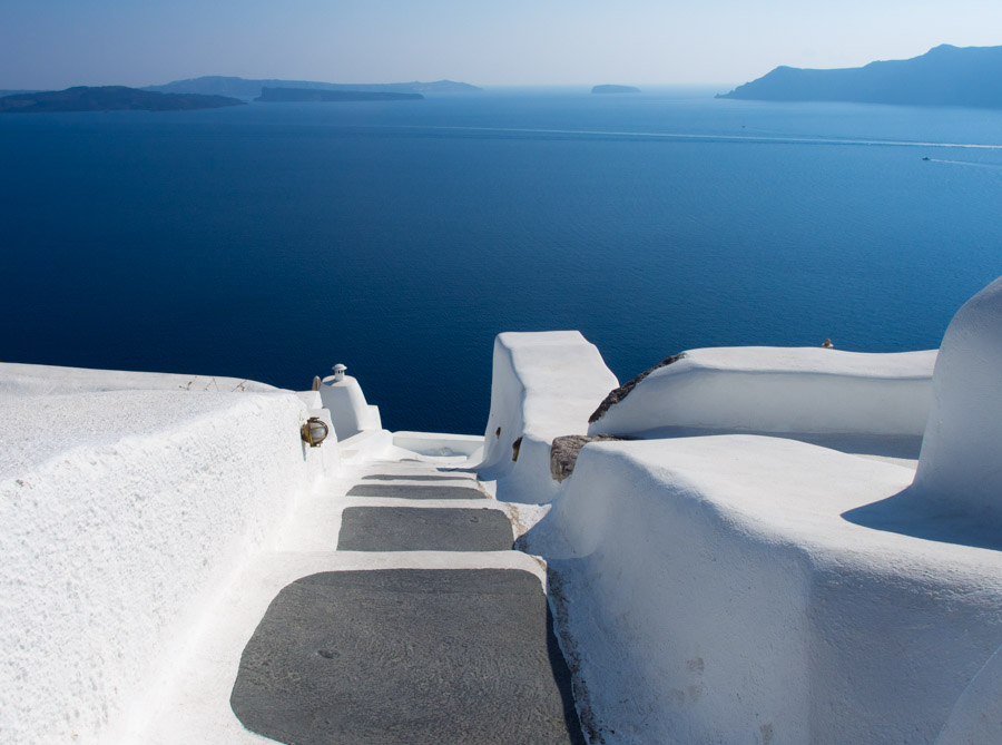 greece santorini stunning view