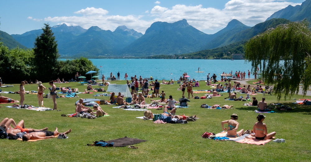 plage lac Annecy