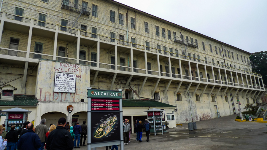 alcatraz indians welcome