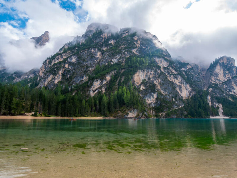 lago di braie dolomites