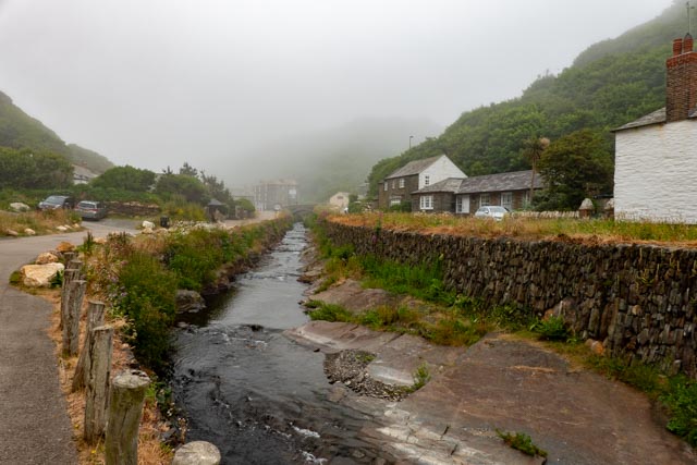 Boscastle dans la brume