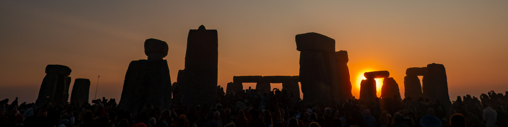 Soleil levant sur Stonehenge