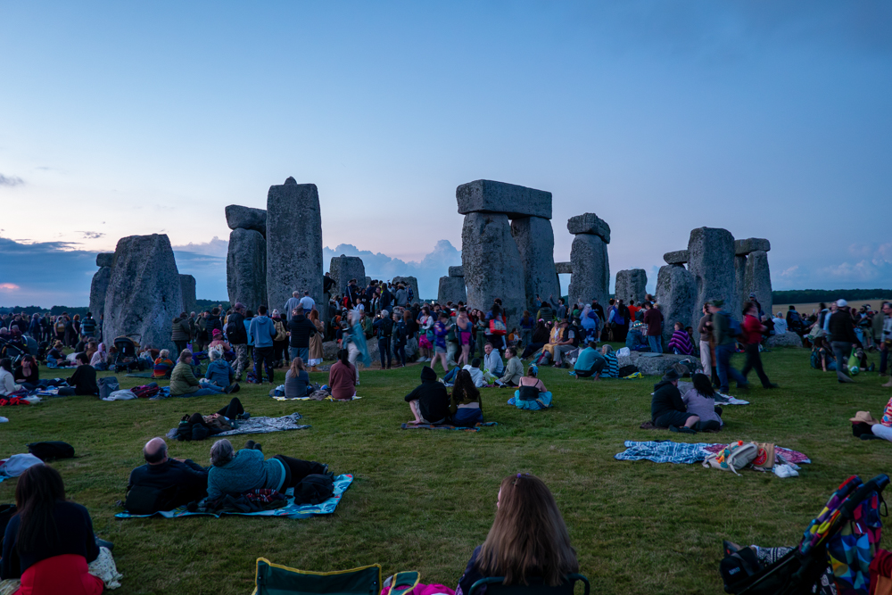 Stonehenge en soirée