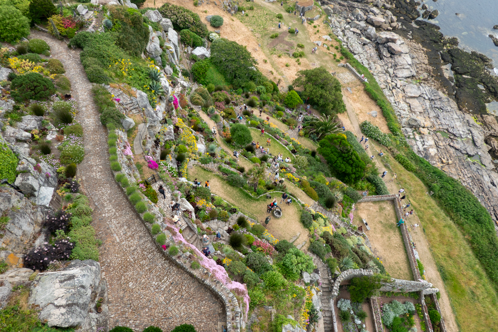 superbes jardins vu du sommet