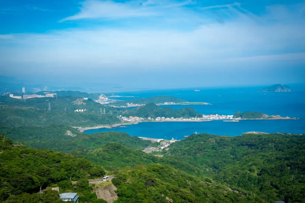 keelung depuis jiufen