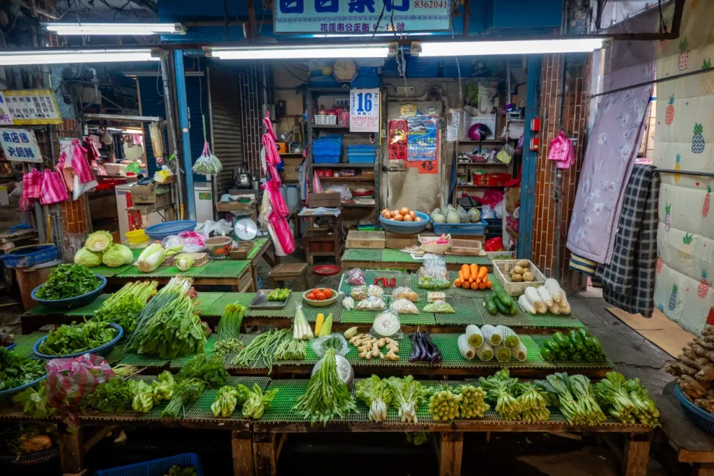 vendeur de legumes taiwan