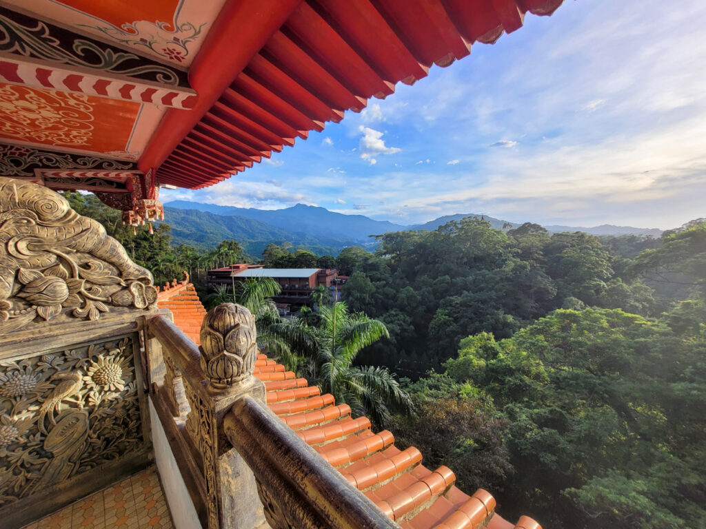 vue du balcon