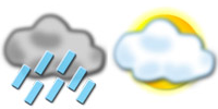icon weather rain to variable